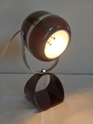 Lampadada tavolo Space Age Marrone