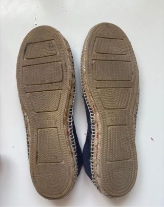 Alpargatas azules con bandera España