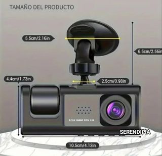 CÁMARA PARA COCHE 3 LENTES + (TARJETA 64 GB)
