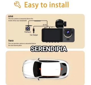 CÁMARA PARA COCHE 3 LENTES + (TARJETA 64 GB)
