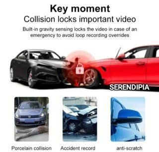 CÁMARA PARA COCHE 3 LENTES + (TARJETA 64 GB)
