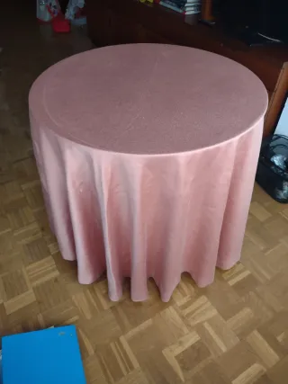 Mesa camilla redonda 80cm diámetro x 75cm alto