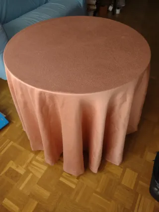 Mesa camilla redonda 80cm diámetro x 75cm alto