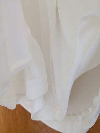 Vestido ZARA blanco largo M/38/10 sin estrenar