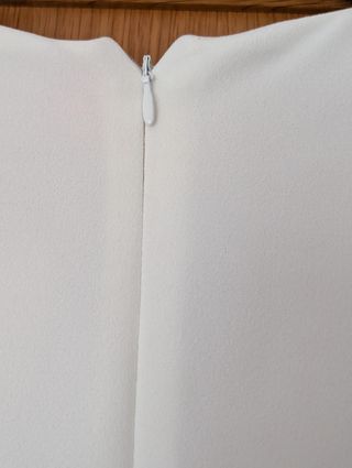 Vestido ZARA blanco largo M/38/10 sin estrenar