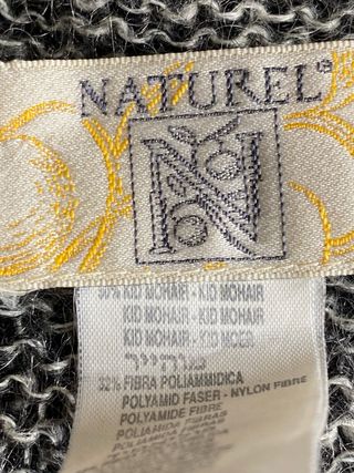 Chaleco punto mohair jaspeado