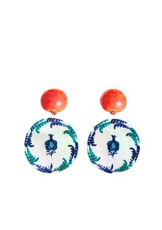 Pendientes de Granada, pendientes cerámica, joyas