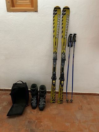 Botas de esquí Salomon con bolsa