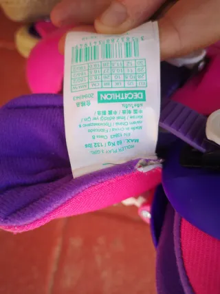 Patines en línea para niña talla ajustable