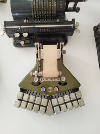 Estenógrafo antiguo Grandjean