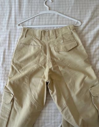 Pantalones Cargo Zara Beige