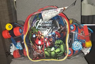 Patines Marvel Talla 25-29 con Equipo 