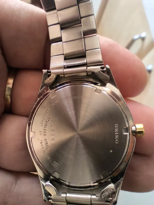 Reloj Seiko Hombre Esfera Blanca