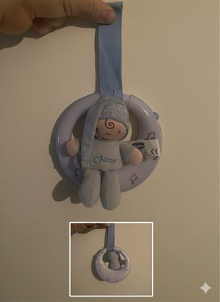 Luz de Presença e Caixa de Música Chicco p/ Berço/