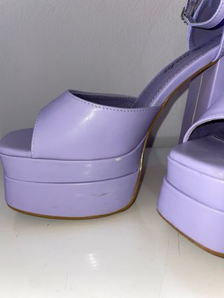 Sandalias Plataforma Moradas