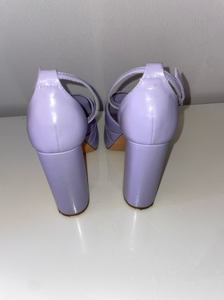 Sandalias Plataforma Moradas