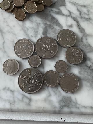 Lote de monedas de Pesetas