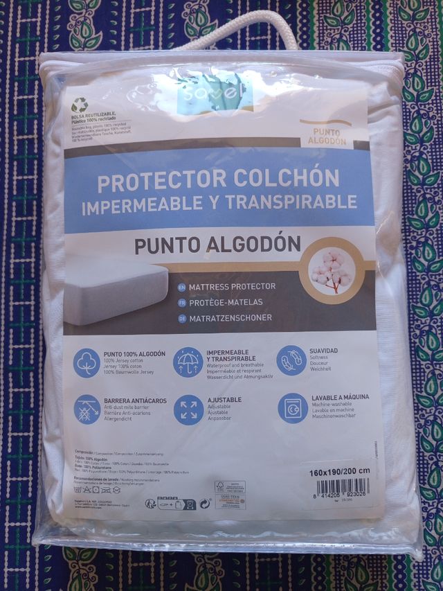 Protector Colchón Impermeable Algodón Nuevo