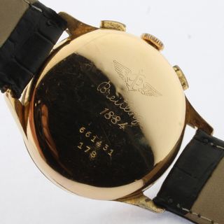 Reloj Breitling Cronógrafo Vintage Oro 18K