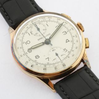 Reloj Breitling Cronógrafo Vintage Oro 18K