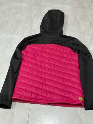Chaqueta Deportiva Boriken Mujer Negra y Rosa