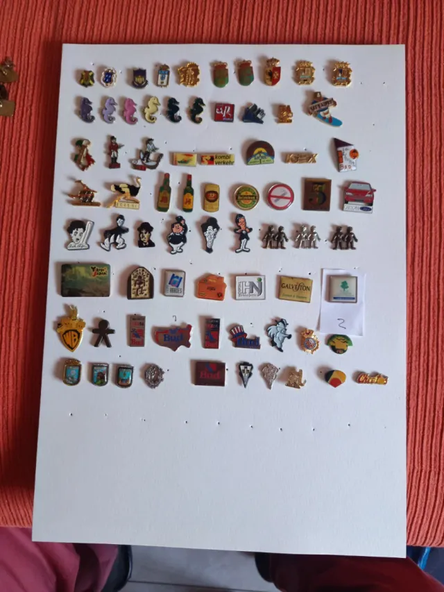 Lote de  72Pines Coleccionables