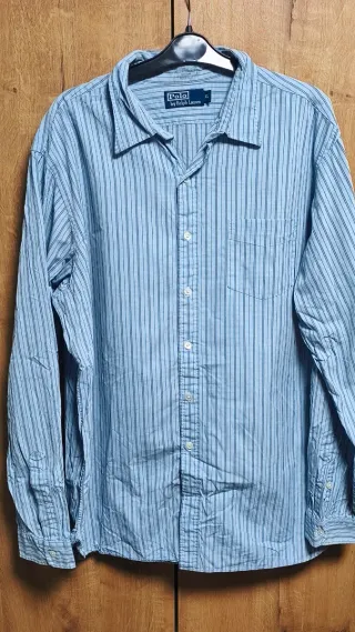 Camisa Polo Ralph Lauren Rayas Talla L