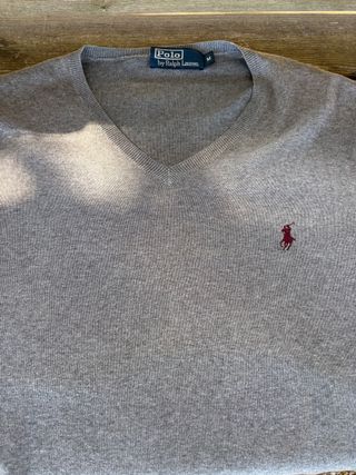 Jersey Polo Ralph Lauren Gris Talla M