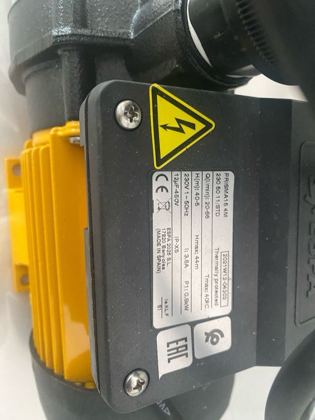 Bomba de agua ESPA PRISMA ASPRI