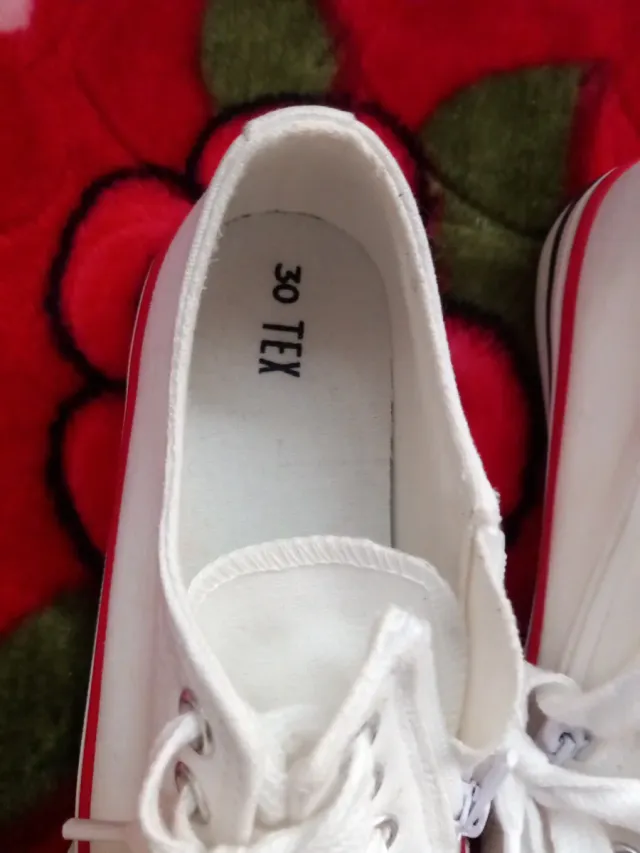 Bambas blancas niña talla30