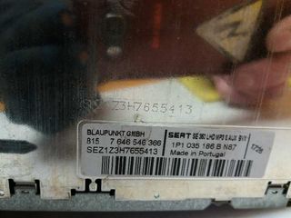 SISTEMA AUDIO / RADIO CD SEAT LEON (1P1) (5)