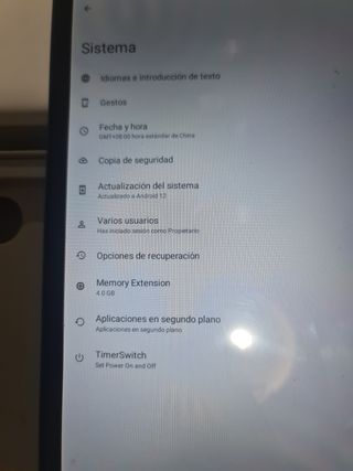 Tablet Teclast Azul y Multicolor