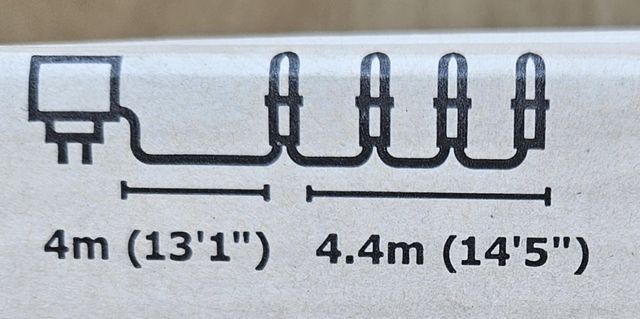 Lampade per esterni IKEA LED Garland 12