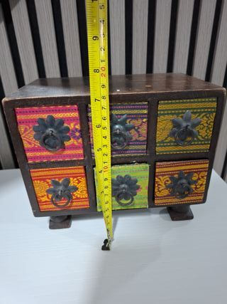 Oferta Bargueñito joyero con 6 cajones