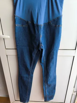 Pantalón premamá vaquero azul