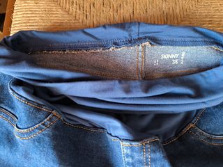 Pantalón premamá vaquero azul