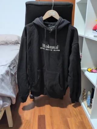 Sudadera Hokusai Pull&Bear Negra