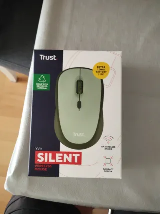 Ratón Trust VVi+ Silent Inalámbrico Verde