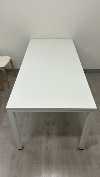 Mesa de oficina blanca TESEO 180x80