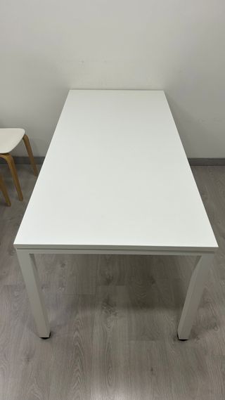 Mesa de oficina blanca TESEO 180x80