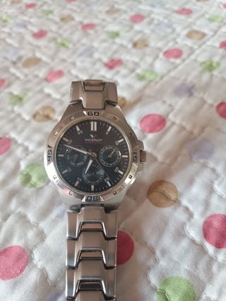Reloj Viceroy Cronógrafo Negro y Plateado