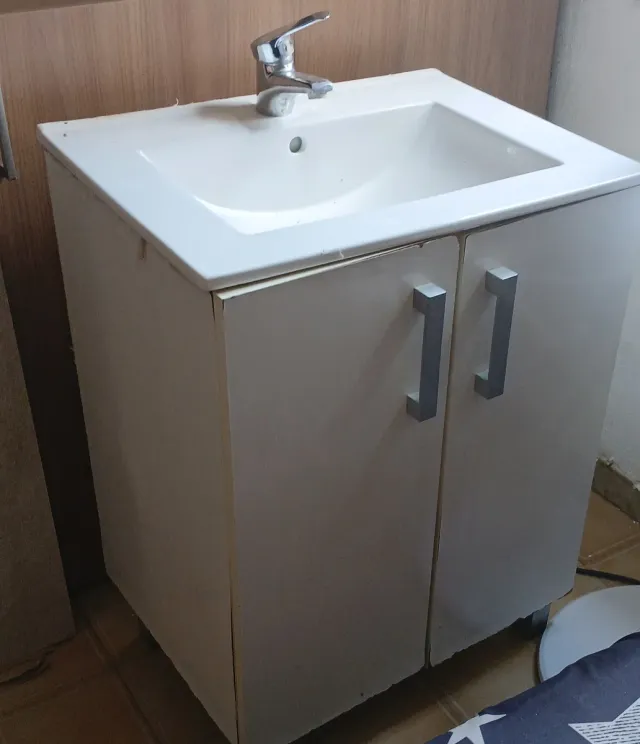 Mueble Lavabo Blanco 60x45x80