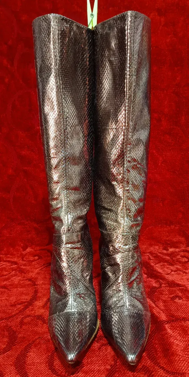 Botas Jimmy Choo Piel Serpiente Talla 38