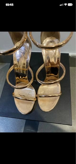 Sandali Giuseppe Zanotti Oro Tg 38