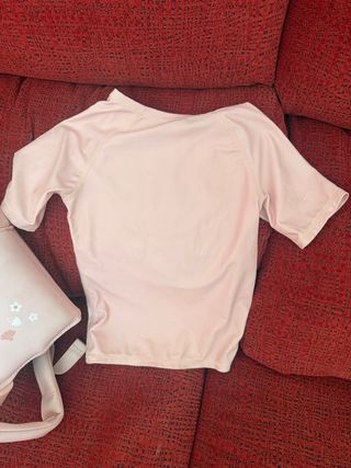 Conjunto Chaleco y Camiseta Monneka Rosa