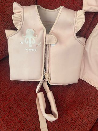 Conjunto Chaleco y Camiseta Monneka Rosa