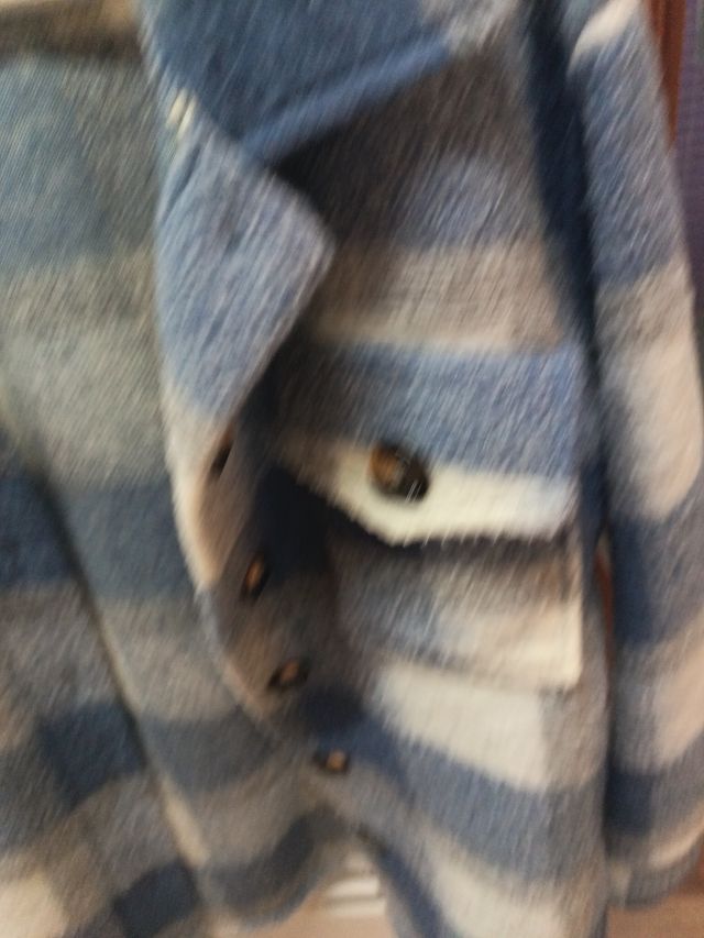 Sobrecamisa cuadros azul y blanco