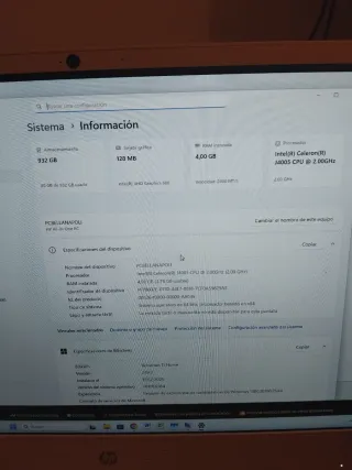 PC HP All-in-One Beige/Blanco