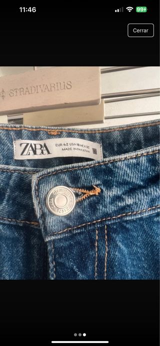 Vaqueros Zara Azules