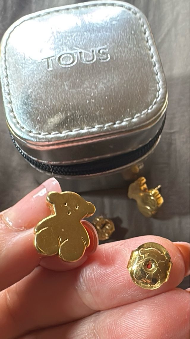 Pendientes oro TOUS